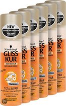 Gliss Kur Anti-Klit Spray Total Repair 19 - 6 st - voordeelverpakking