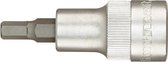 "Schroevendraaier-dopsleutel voor binnenzeskantschroeven CV-staal 1/2"", 19x60mm"