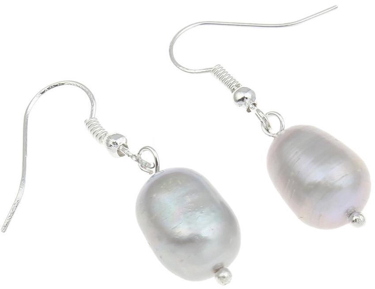 Pareloorbellen Voor Dames Met Drie Zoetwater Gekweekte Parels 4-5 mm en Drie Zirconia-Stenen van Secret & You | 925 Sterling Zilver Pareloorbellen Voor Dames Met Drie Zoetwater Gekweekte Parels 4-5 mm en Drie Zirconia-Stenen van Secret & You | 925 Sterling Zilver