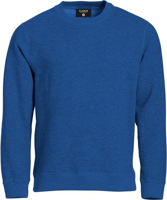 Clique Classic Roundneck 021040 - Blauw-melange - L