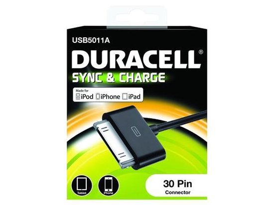 Duracell USB5011A oplader voor mobiele apparatuur Zwart - Duracell