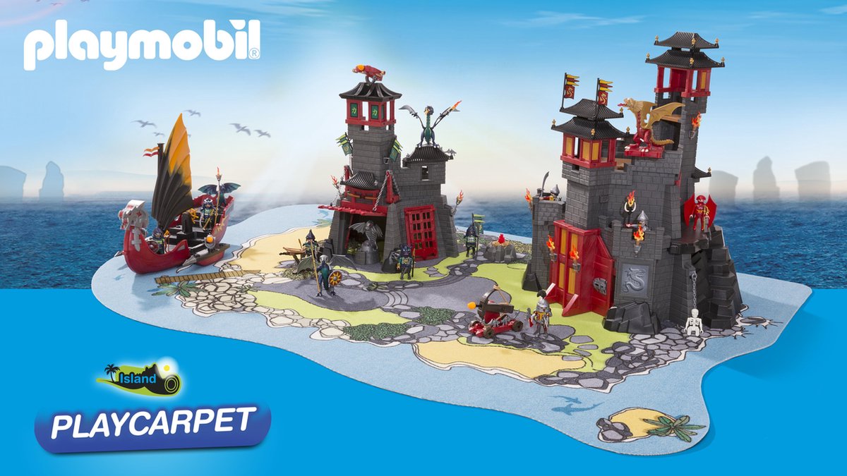 PLAYMOBIL Playcarpet Speelkleed - ISLAND | bol.com