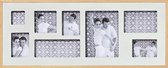 Walther Double -Fotolijst - Collage voor 8 foto's - Bruin / Wit