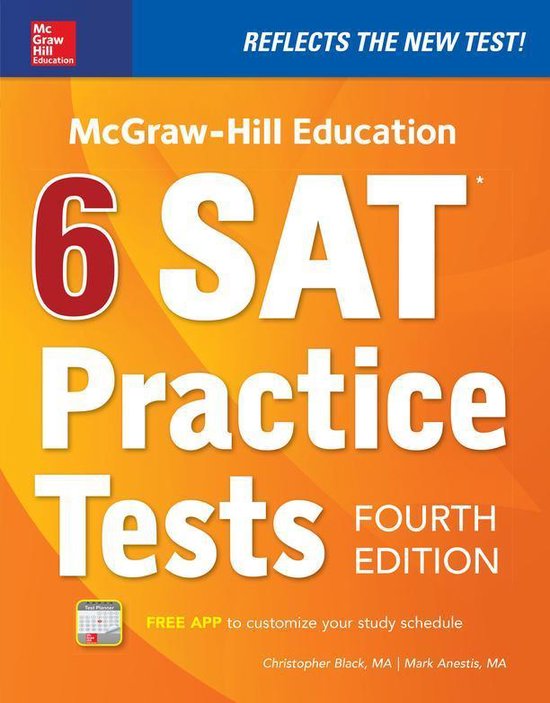 McGraw-Hill Education 6 SAT Practice Tests, Fourth Edition - cover