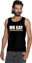 LGBT singlet shirt/ tanktop zwart Mister Gay heren 2XL