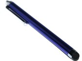 Touchscreen-pen blauw universeel met metalen clip