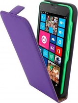 Mobiparts - paarse premium flipcase - Nokia Lumia 630 / 635