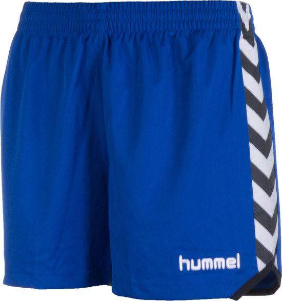 Hummel Sportbroek - Maat L - Vrouwen - blauw/zwart/wit | bol.com