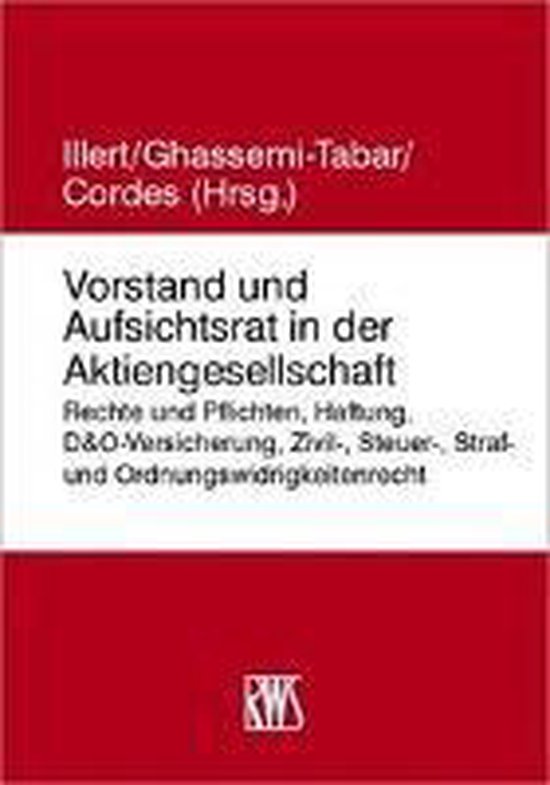 Vorstand Und Aufsichtsrat In Der Aktiengesellschaft Illert Staffan