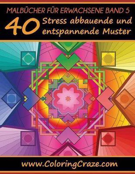 40 Stress Abbauende Und Entspannende Muster - cover