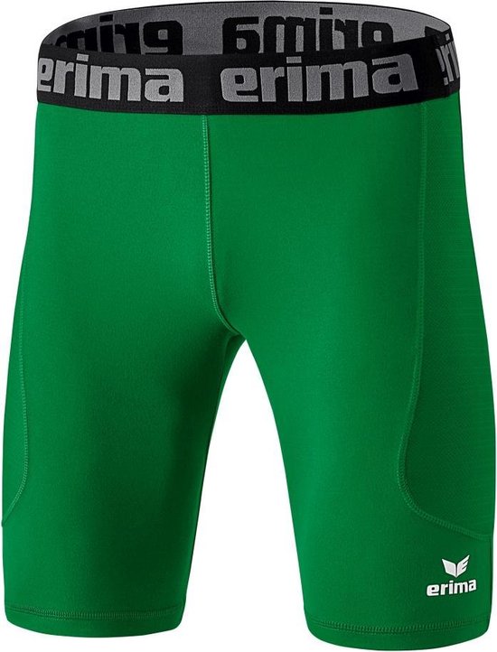 Erima Elemental Tight - Thermoshort  - groen - L