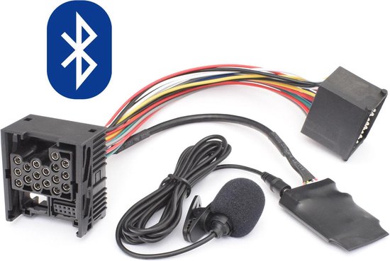 Bmw Bluetooth Audiostreaming Adapter Carkit Bellen En Microfoon Voor Ronde Pin Stekker Bmw E46 E38 E39 Via CD Wisselaaringang Muziek Streamen Mp3 Aux - No Name
