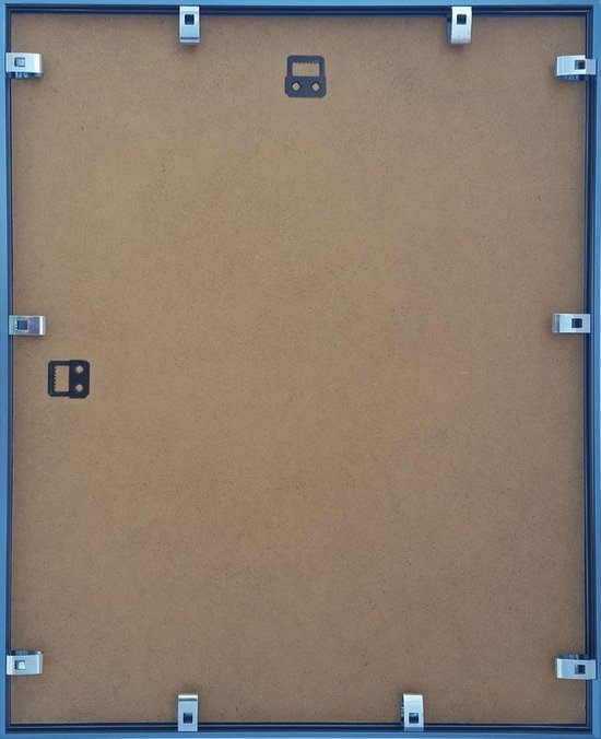 Homedecoration Almelo - Cadre photo - Format photo - 77 x 84 cm - Bleu acier