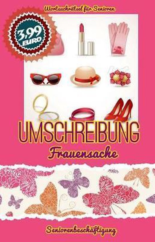 Wortsuchrätsel Für Senioren- Umschreibung Frauensache - cover