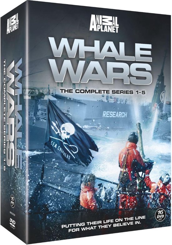 Whale Wars - Series 1-5 DVD - Reality show met Captain Paul Watson