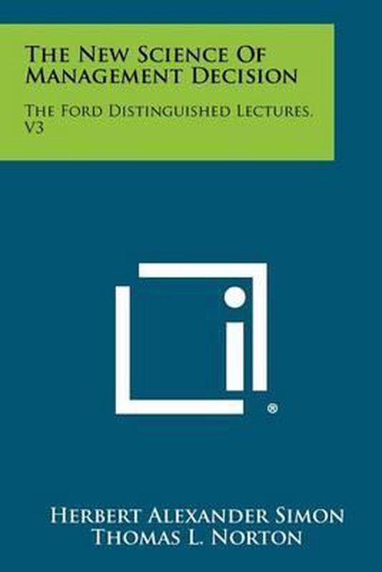 The New Science of Management Decision - cover