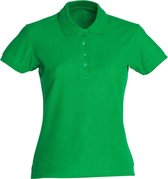 Clique Basic Polo Ladies appelgroen xs