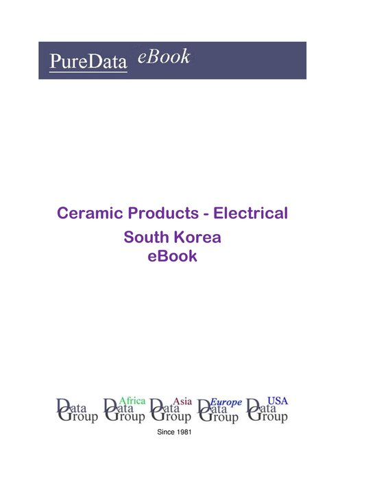 PureData eBook - Ceramic Products - Electrical in South Kore ... - cover