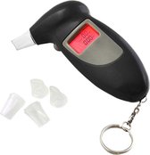 Digitale Alcohol tester - Blaas test alcohol - Alcoholtester - Blaas controlle - Inclusief 4 extra mondstukken