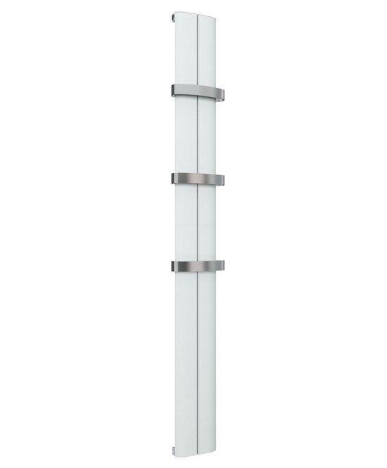 wijk Whitney Aftrekken Design radiator verticaal aluminium mat wit 180x18.5cm 632 watt - Berlini |  bol.com