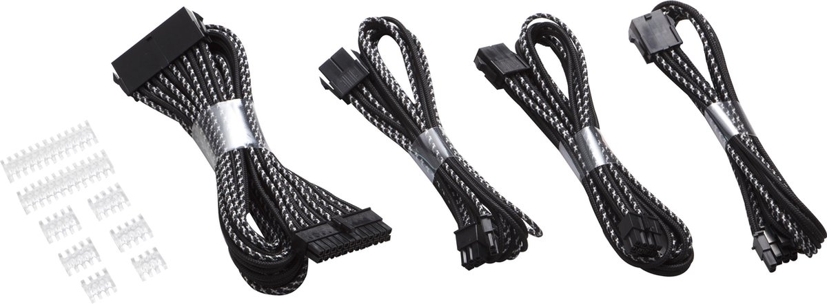 Universal Extension Cables Kit - X-Type Black/ Silver