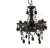 Lamp chandelier Gypsy small black 5 arms
