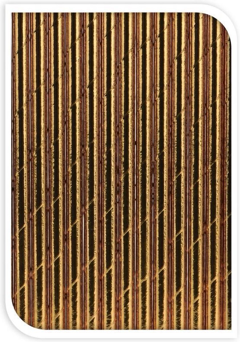 Gouden rietjes 32x stuks van papier