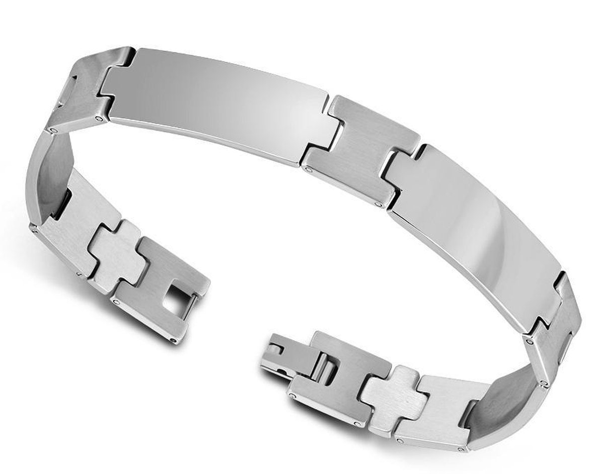 Amanto Armband Adalio - 316L Staal - 12mm - 22cm