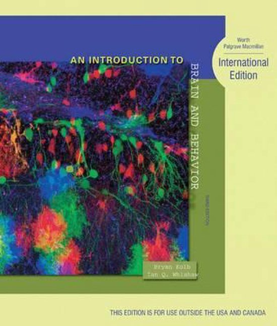 An Introduction to Brain and Behavior - cover