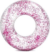 Intex Zwemband Pink Glitter 107 Cm Transparant/roze