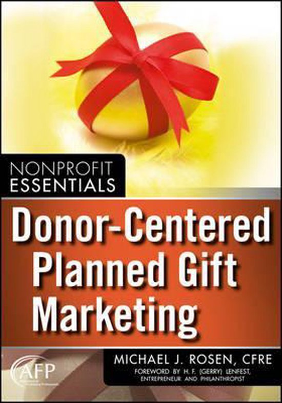 Boek cover Donor-Centered Planned Gift Marketing van Michael J. Rosen (Paperback)