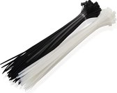Kabelbinders 4.8 x 200 mm   -   zwart   -  zak 100 stuks   -  Tiewraps   -  Binders