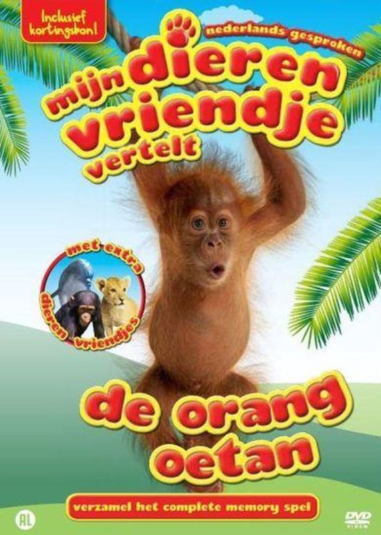 Cover van de film 'Mijn Dierenvriendje Vertelt - De Orang Oetan'
