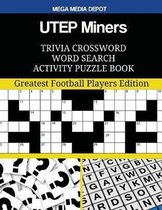UTEP Miners Trivia Crossword Word Search Activity Puzzle Book