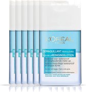 L’Oréal Paris Skin Expert Oog- & lipmake-up Remover Waterproof - 6 x 125 ml - Voordeelverpakking