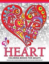 Heart Coloring Book for Adults