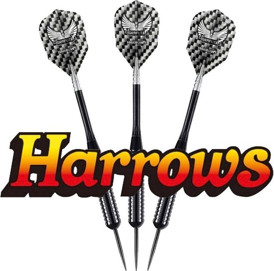 Thumbnail van een extra afbeelding van het spel Harrows Steeltip Black Arrow 26 GR