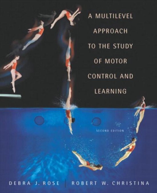 A Multilevel Approach To The Study Of Motor Control And Lear ... - cover