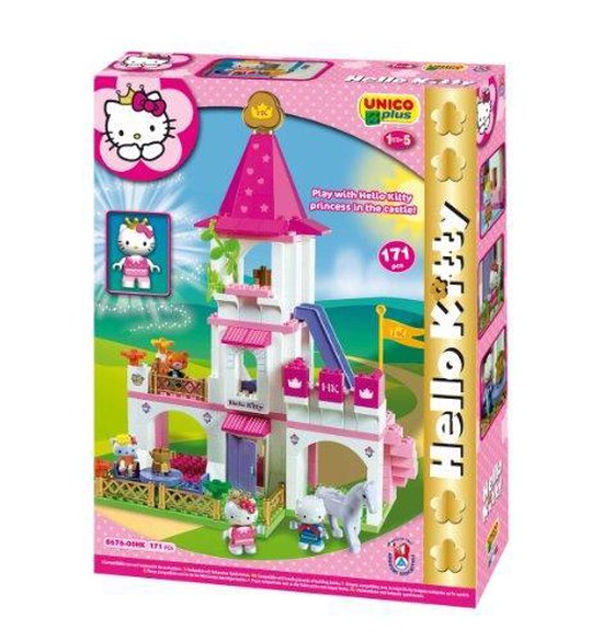 Hello Kitty blokken speelkasteel 171 stuks | bol.com