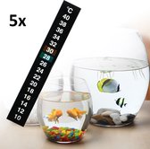 5x Aquarium Thermometer Temperatuur Meter - Analoge Water Temperatuurmeter Stickers