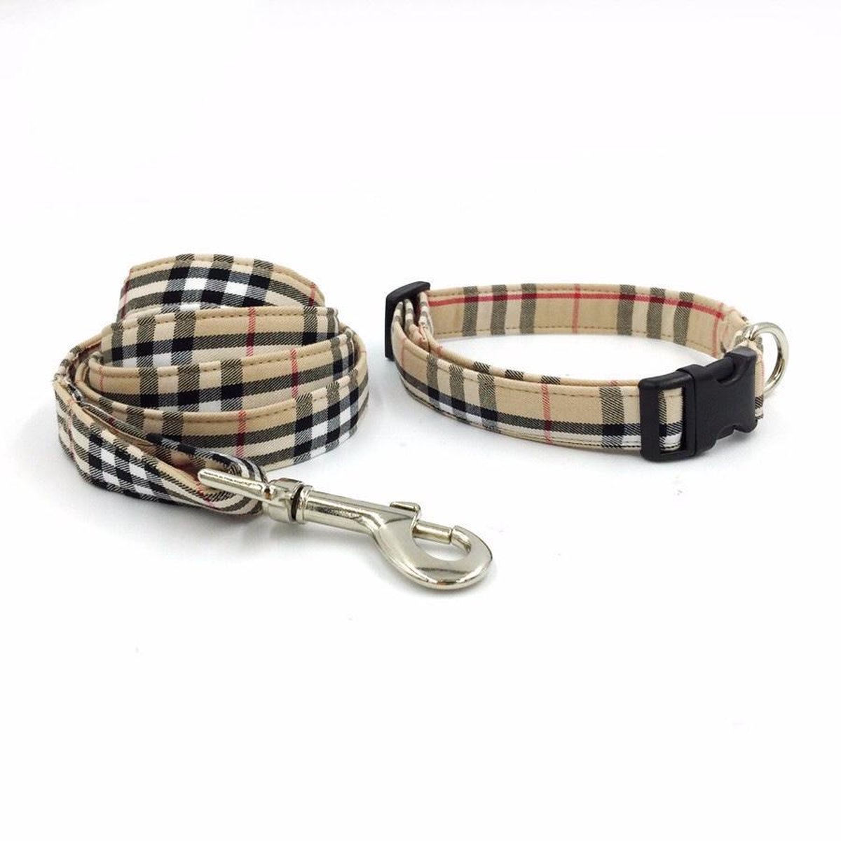 Methode Interpretatief Compliment Halsband, losse strik en honden riem burberry van katoen | bol.com