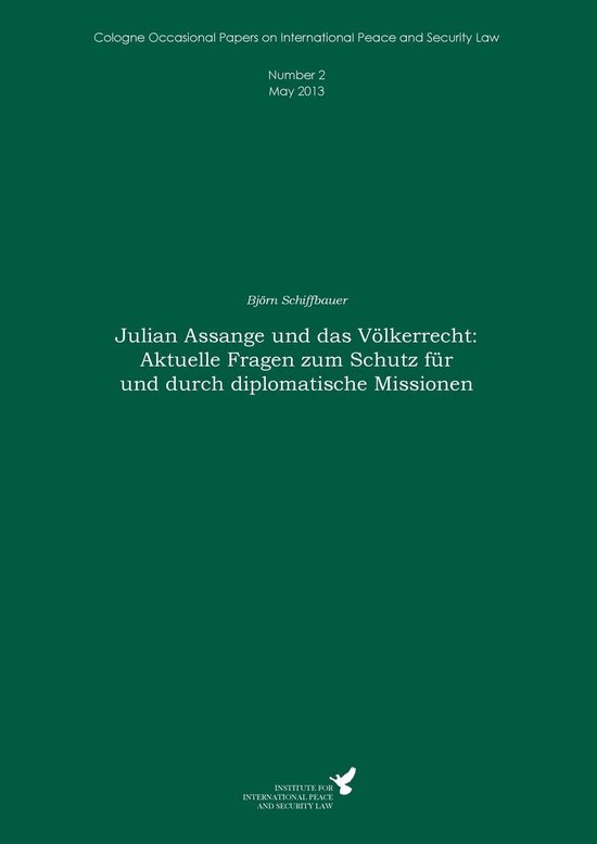 Julian Assange und das Völkerrecht: Aktuelle Fragen zum Sch ... - cover