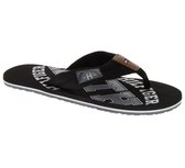 Tommy Hilfiger Essential Beach Slippers - Maat 45 - Mannen - zwart/ grijs/ wit