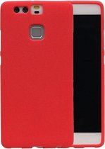 Rood Zand TPU back case cover hoesje voor Huawei P9
