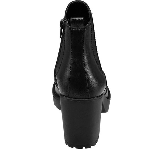 Graceland Dames Zwarte chelsea boot blokhak - Maat 41 | bol.com