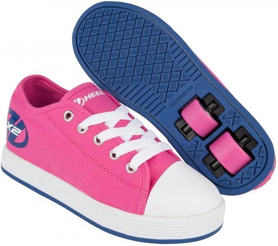 Heelys X2 Sneakers Junior Sportschoenen Maat 30 - Unisex roze/wit/blauw | bol.com