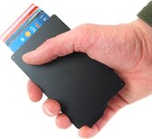 Businessme - Aluminium Cardprotector Pasjeshouder - RFID Creditcardhouder Heren - 7 Pasjes - Zwart