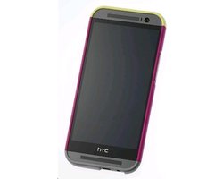HTC Double Dip Hard Shell HC V940 HTC One (M8) / M8s Pink/Yellow