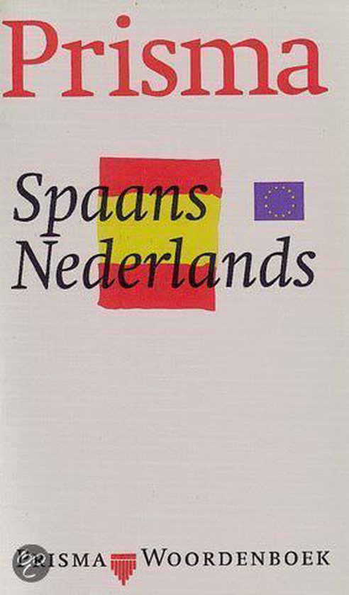 Cover van het boek 'Prisma woordenboek / Spaans-Nederlands' van S.A. Vosters