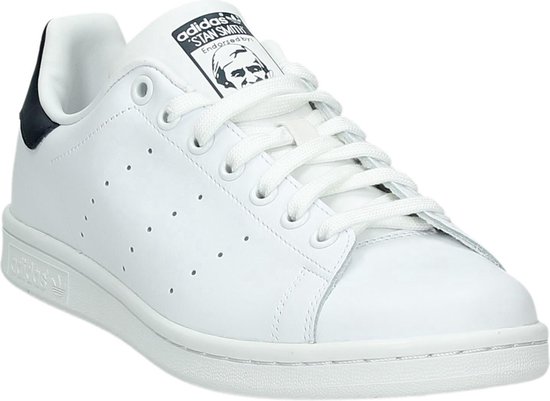 adidas Stan Smith Heren Sneakers - Core White/Core White/Dark Blue ...